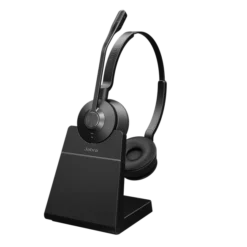 Jabra Engage 55 Stereo UC USB-A Wireless Headset With Charging Stand, Black