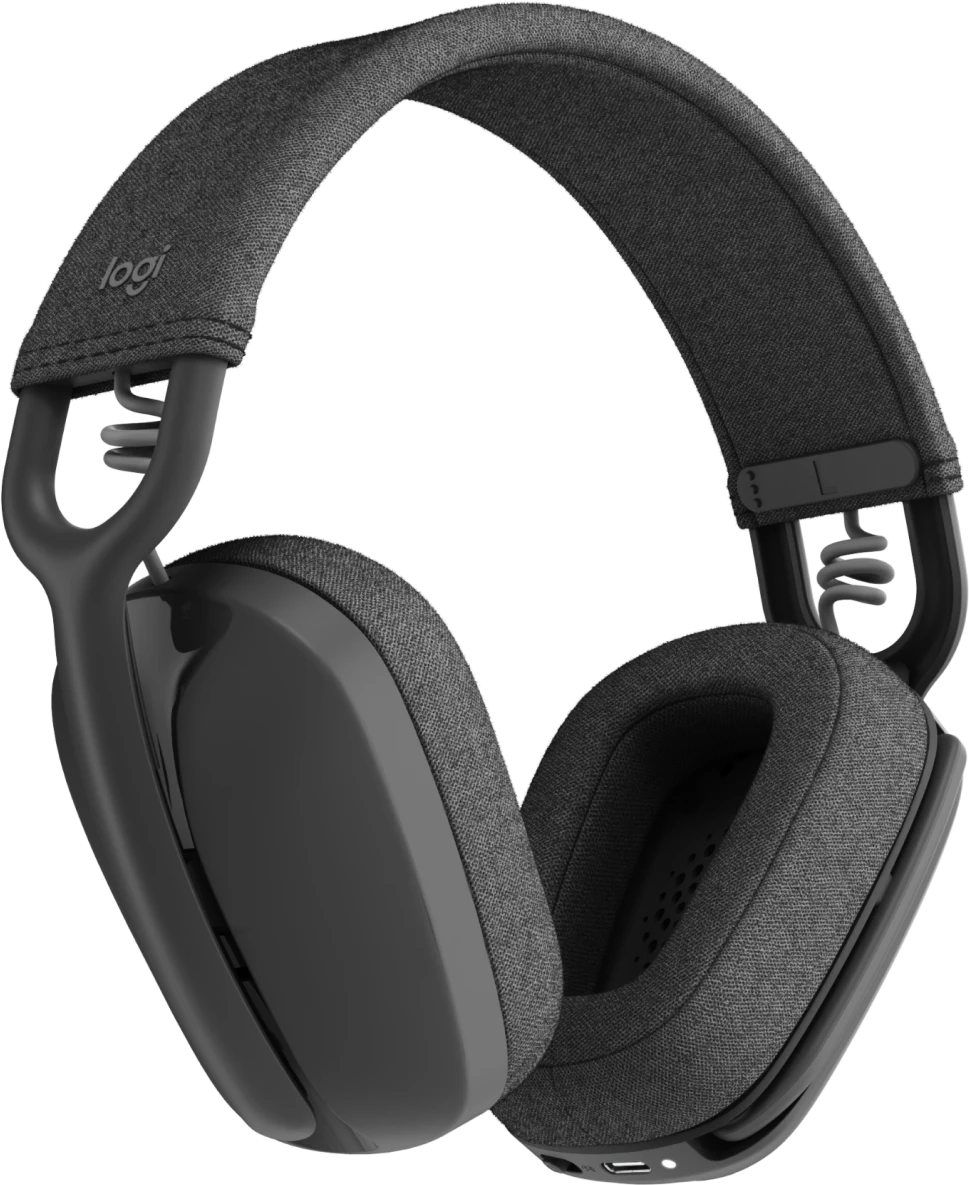 Logitech Zone Vibe 100 Stereo Lightweight Wireless Headphone, Graphite 4 Logitech Zone Vibe 100 Stereo Lightweight Wireless Headphone, Graphite - Image 2
