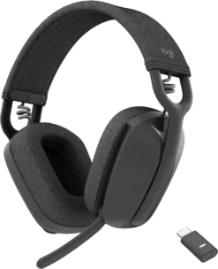 Logitech Zone Vibe Stereo Wireless UC Headset, Graphite