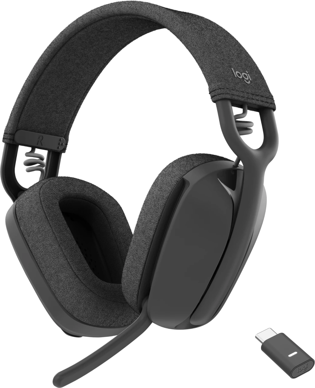 Logitech Zone Vibe Stereo Wireless UC Headset, Graphite 3 Logitech Zone Vibe Stereo Wireless UC Headset, Graphite