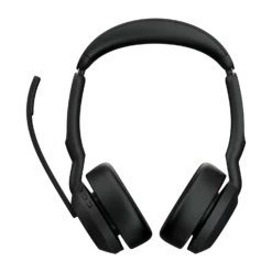 Jabra Evolve2 55 USB-C Stereo Wireless MS Headset With Charging Stand, Black -A-POWER Sales 107505042 9599777981 4