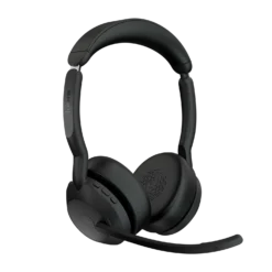 Jabra Evolve2 55 USB-C Stereo Wireless MS Headset With Charging Stand, Black -A-POWER Sales 107505053 5278286383