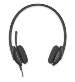 Logitech H340 Over-the-Head Wired USB Headset Built-in Microphone (981-000507)