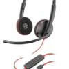 POLY Blackwire 3220 Stereo USB-C Wired Headset, Black -A-POWER Sales 40651332 0622024419