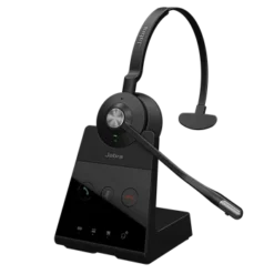 Jabra Engage 65 Mono Wireless Headset, With Charing Stand, Black