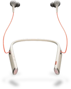 Plantronics Voyager 6200 UC Bluetooth Neckband Headset With USB Type-C Adapter