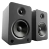 Kanto Living YU6 2-Way Powered Bookshelf Speakers - Matte Black (YU6MB) -A-POWER Sales 59322388 5380191061