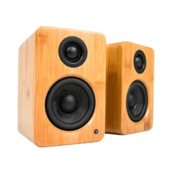 Kanto Living YU2 Powered Desktop Speakers - Bamboo (YU2BAMBOO)