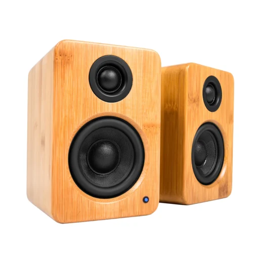 Kanto Living YU2 Powered Desktop Speakers - Bamboo (YU2BAMBOO) -A-POWER Sales 59934420 8070535139