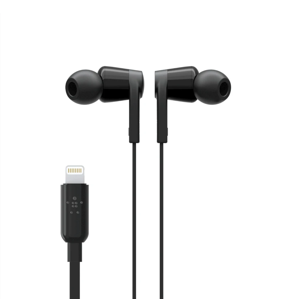 Belkin Rockstar In-Ear Headphones, Lightning Connector, Black (G3H0001BTWHT) 7 Belkin Rockstar In-Ear Headphones, Lightning Connector, Black (G3H0001BTWHT) - Image 5