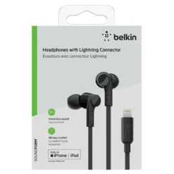Belkin Rockstar In-Ear Headphones, Lightning Connector, Black (G3H0001BTWHT) 19 Belkin Rockstar In-Ear Headphones, Lightning Connector, Black (G3H0001BTWHT) -A-POWER Sales 71525252 7336514841