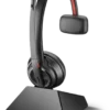 POLY Savi 8210 Mono USB-A Standard & UC Dect Headset System -A-POWER Sales 77031133 5073859006