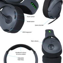 PDP Xbox One LVL50 Wired Stereo Gaming Headset (048-124-NA-BK) -A-POWER Sales 79078960 0736411669