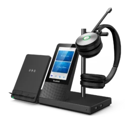 Yealink WH66 Stereo UC Workstation DECT Wireless Headset, Black -A-POWER Sales 87900909 2035598077