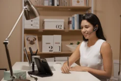 Yealink WH66 Stereo UC Workstation DECT Wireless Headset, Black -A-POWER Sales 87900909 2765329152 scaled