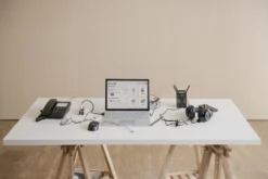 Yealink WH66 Stereo UC Workstation DECT Wireless Headset, Black -A-POWER Sales 87900909 3015745365 scaled