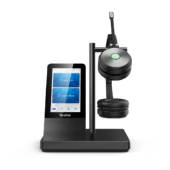 Yealink WH66 Stereo UC Workstation DECT Wireless Headset, Black