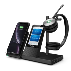 Yealink WH66 Stereo UC Workstation DECT Wireless Headset, Black -A-POWER Sales 87900909 5306500912