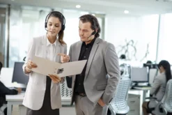 Yealink WH66 Stereo UC Workstation DECT Wireless Headset, Black -A-POWER Sales 87900909 6246169419 scaled