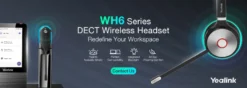 Yealink WH66 Mono Teams Workstation DECT Wireless Headset, Black 41 Yealink WH66 Mono Teams Workstation DECT Wireless Headset, Black -A-POWER Sales 88895805 0803220286