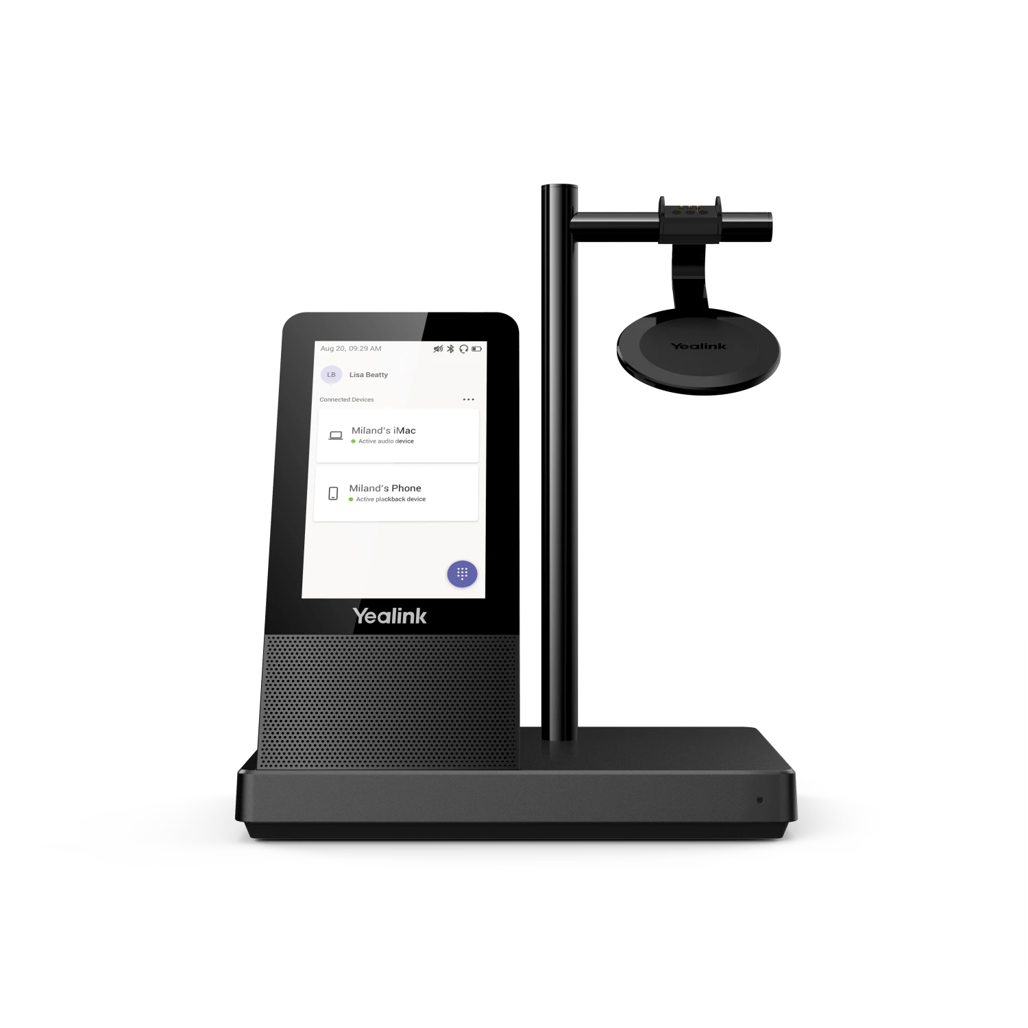 Yealink WH66 Mono Teams Workstation DECT Wireless Headset, Black 10 Yealink WH66 Mono Teams Workstation DECT Wireless Headset, Black - Image 8