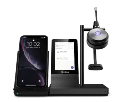 Yealink WH66 Mono Teams Workstation DECT Wireless Headset, Black
