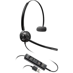 POLY EncorePro 545 Mono Convertible USB-A Wired Headset