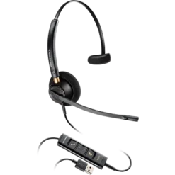 POLY EncorePro 515-M Mono USB-A Wired MS Headset, Black