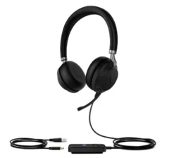 Yealink UH38 Teams Stereo USB-C Wired Headset, Black