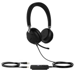 Yealink UH38 Teams Stereo USB-A Wired Headset, Black 12 Yealink UH38 Teams Stereo USB-A Wired Headset, Black -A-POWER Sales 96823526 0888321198