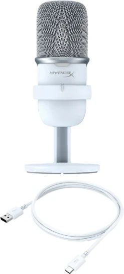 HyperX Solocast USB Desktop Microphone, White 11 HyperX Solocast USB Desktop Microphone, White -A-POWER Sales HP 519T2AA INT 7 scaled