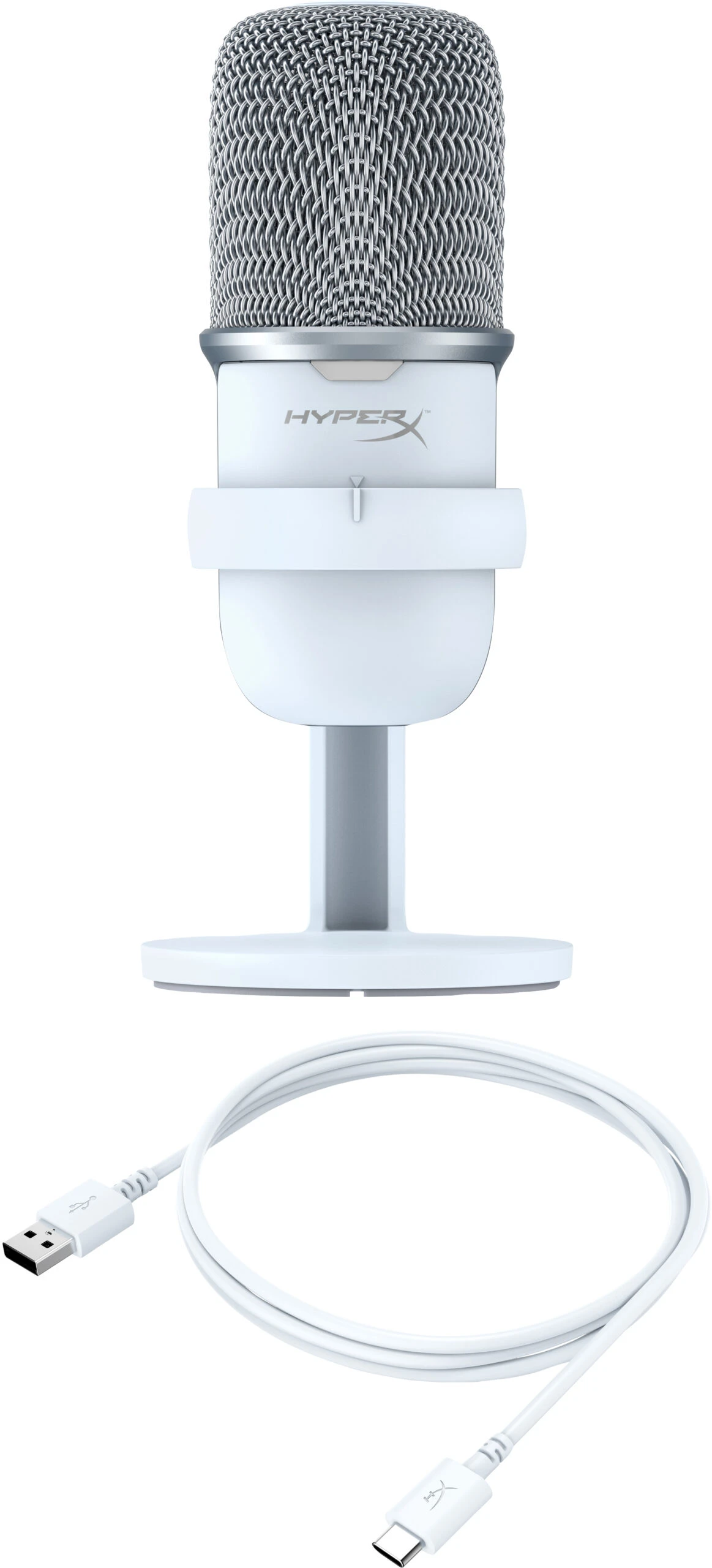 HyperX Solocast USB Desktop Microphone, White 5 HyperX Solocast USB Desktop Microphone, White - Image 3