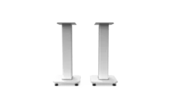 Kanto SX22 22" Tall Fillable Speaker Stands With Isolation Feet - Pair, White