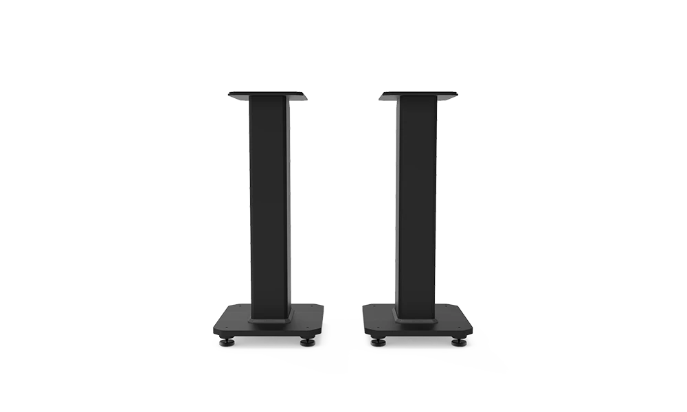 Kanto SX22 22" Tall Fillable Speaker Stands With Isolation Feet - Pair, Black 3 Kanto SX22 22" Tall Fillable Speaker Stands With Isolation Feet - Pair, Black