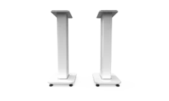 Kanto SX26 26" Tall Fillable Speaker Stands With Isolation Feet - Pair, White