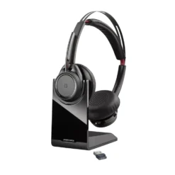 POLY Voyager Focus UC B825-M Stereo USB-A Wireless MS Headset, Black