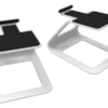 Kanto SE2 Elevated Desktop Speaker Stands For Small Speakers, White, Pair -A-POWER Sales se2w main